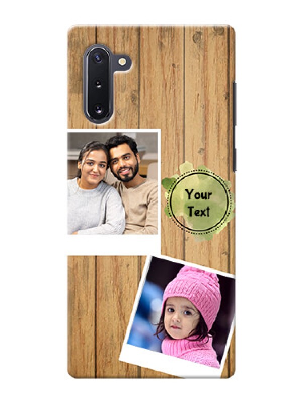 Custom Galaxy Note 10 Custom Mobile Phone Covers: Wooden Texture Design