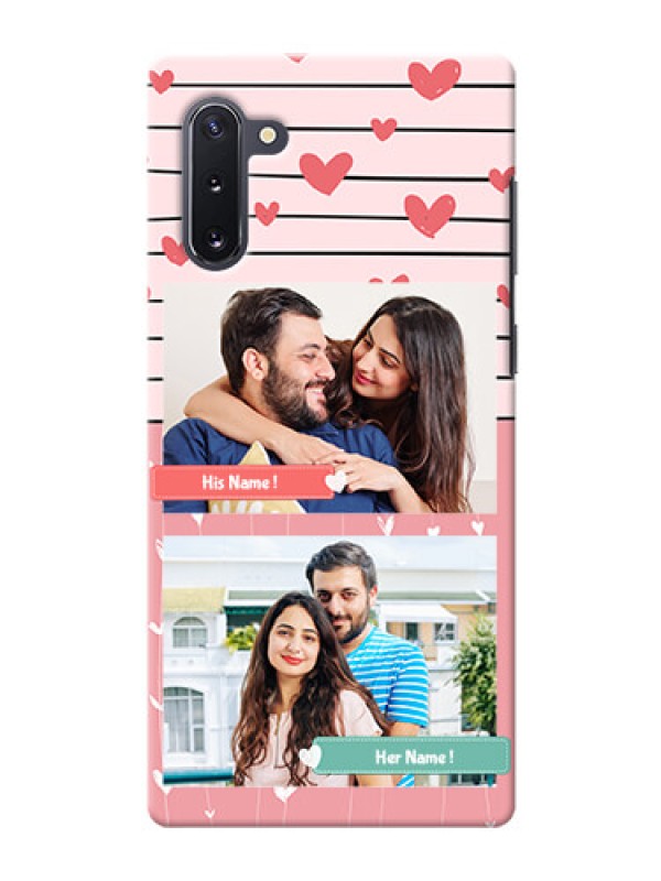 Custom Galaxy Note 10 custom mobile covers: Photo with Heart Design