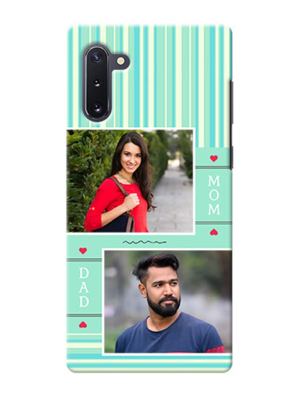 Custom Galaxy Note 10 custom mobile phone covers: Mom & Dad Pic Design