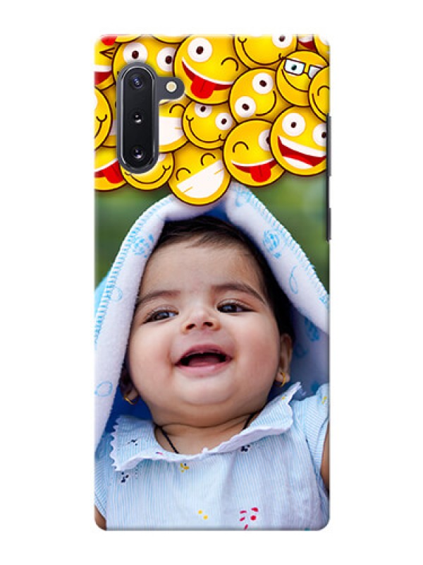 Custom Galaxy Note 10 Custom Phone Cases with Smiley Emoji Design