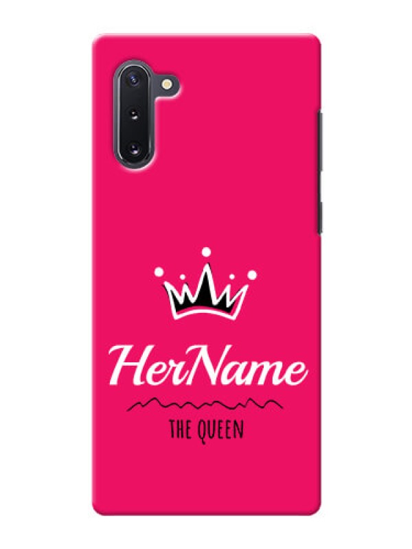 Custom Galaxy Note 10 Queen Phone Case with Name