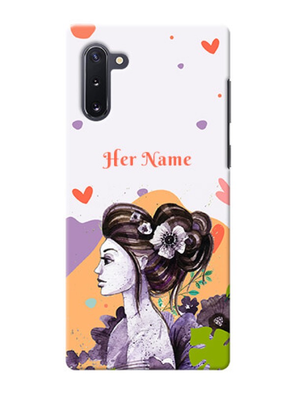 Custom Galaxy Note 10 Custom Mobile Case with Woman And Nature Design