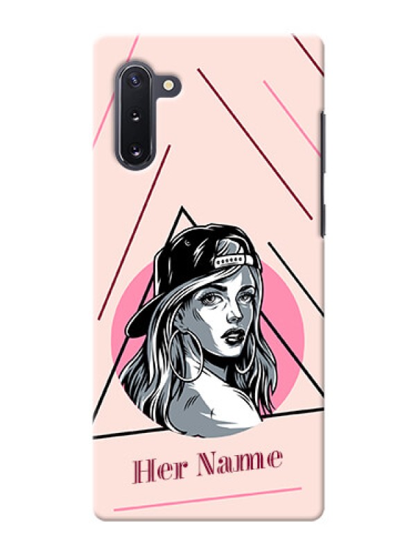 Custom Galaxy Note 10 Custom Phone Cases: Rockstar Girl Design