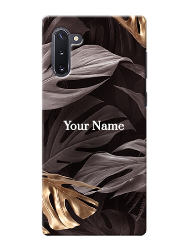 Custom Galaxy Note 10 Mobile Back Covers: Wild Leaves digital paint Design