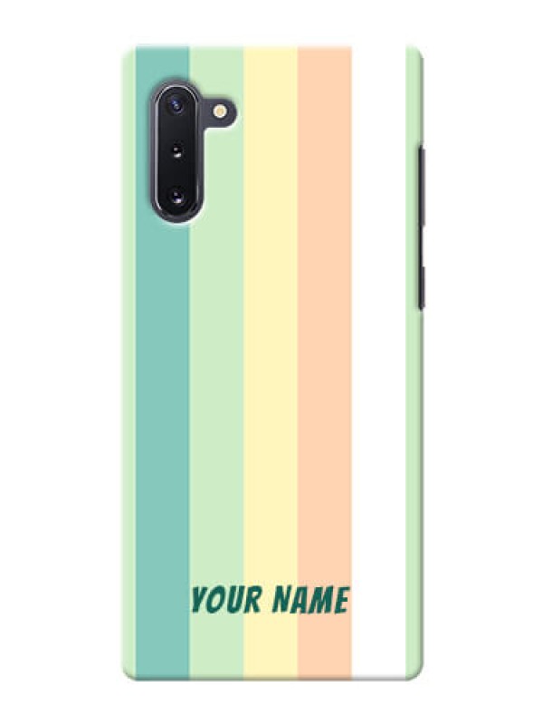 Custom Galaxy Note 10 Back Covers: Multi-colour Stripes Design