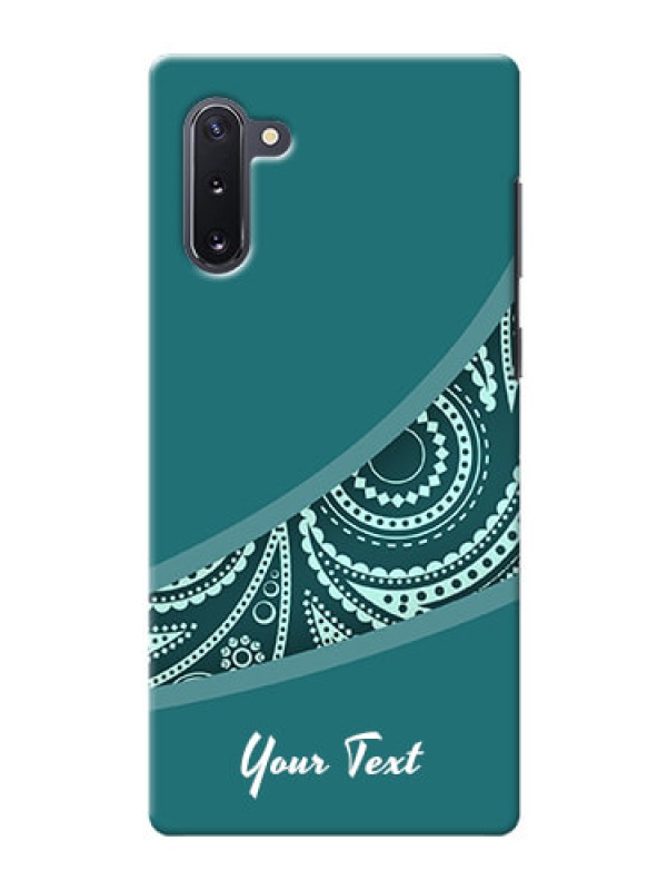 Custom Galaxy Note 10 Custom Phone Covers: semi visible floral Design