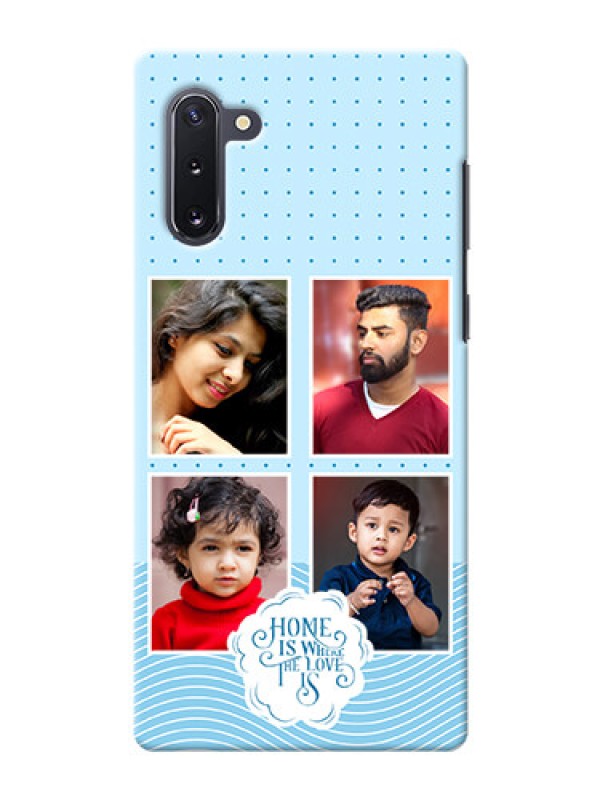 Custom Galaxy Note 10 Custom Phone Covers: Cute love quote with 4 pic upload Design