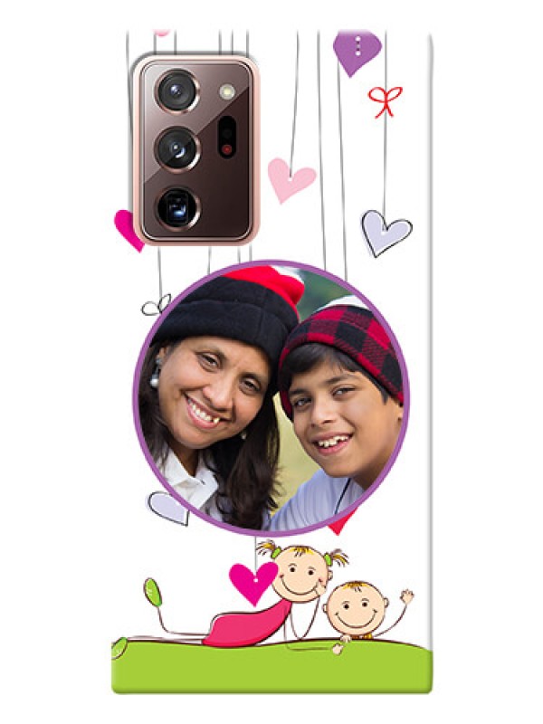 Custom Galaxy Note 20 Ultra Mobile Cases: Cute Kids Phone Case Design