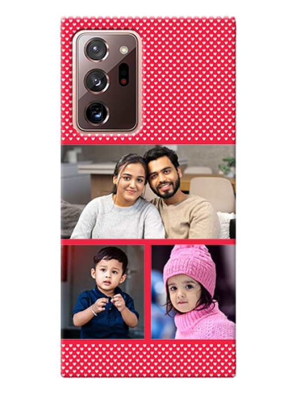 Custom Galaxy Note 20 Ultra mobile back covers online: Bulk Pic Upload Design