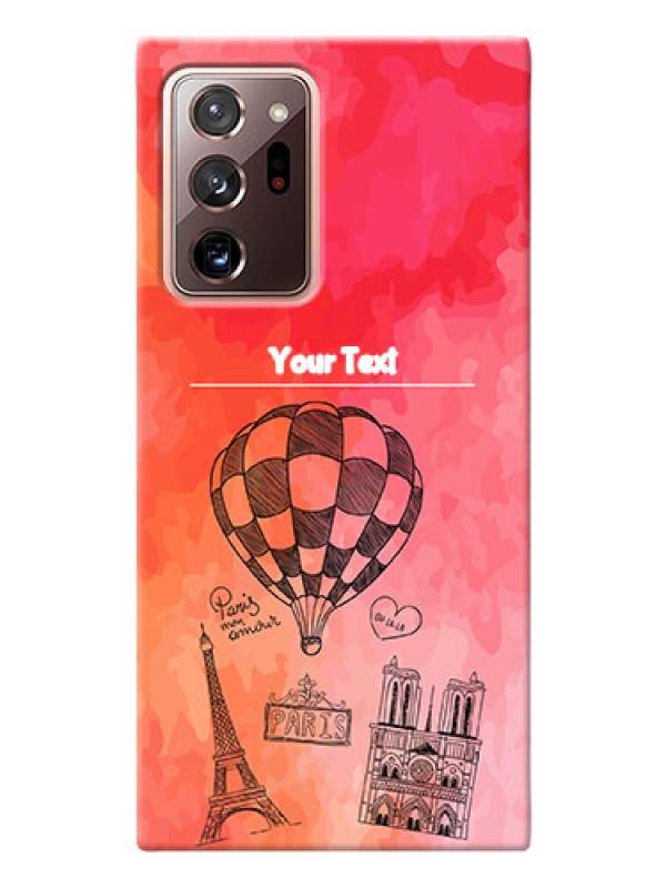 Custom Galaxy Note 20 Ultra Personalized Mobile Covers: Paris Theme Design