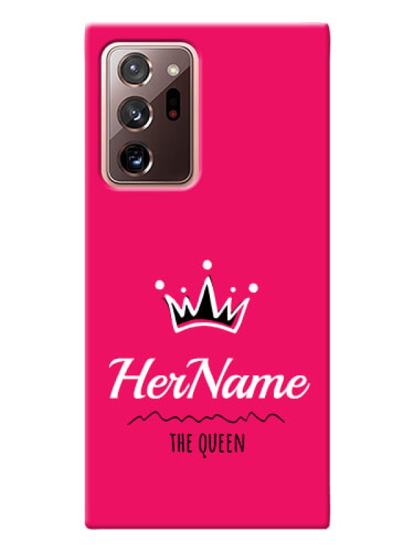 Custom Galaxy Note 20 Ultra Queen Phone Case with Name