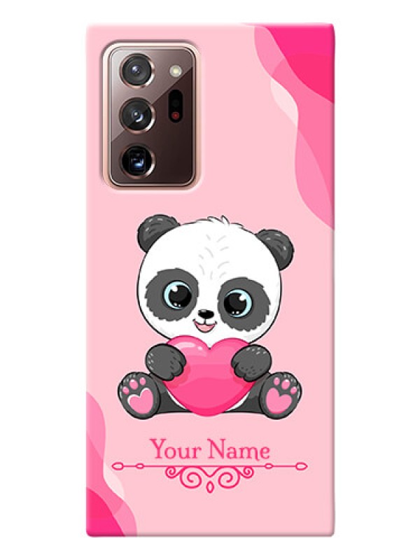 Custom Galaxy Note 20 Ultra Mobile Back Covers: Cute Panda Design
