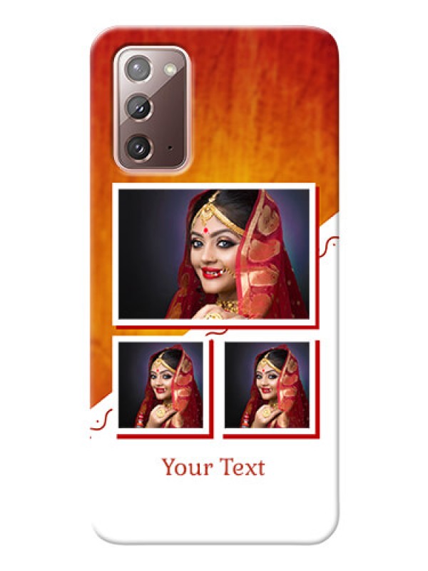 Custom Galaxy Note 20 Personalised Phone Cases: Wedding Memories Design  