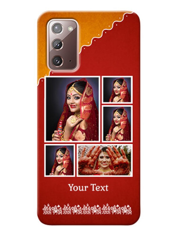 Custom Galaxy Note 20 customized phone cases: Wedding Pic Upload Design