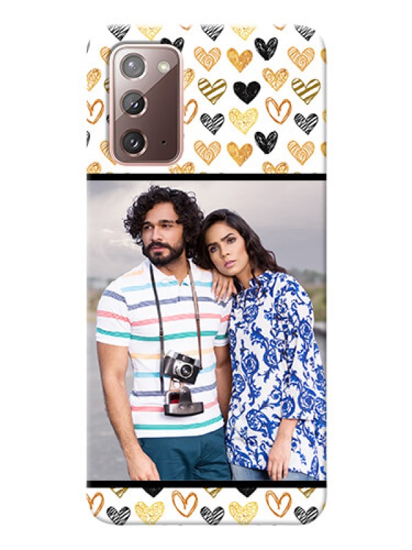 Custom Galaxy Note 20 Personalized Mobile Cases: Love Symbol Design