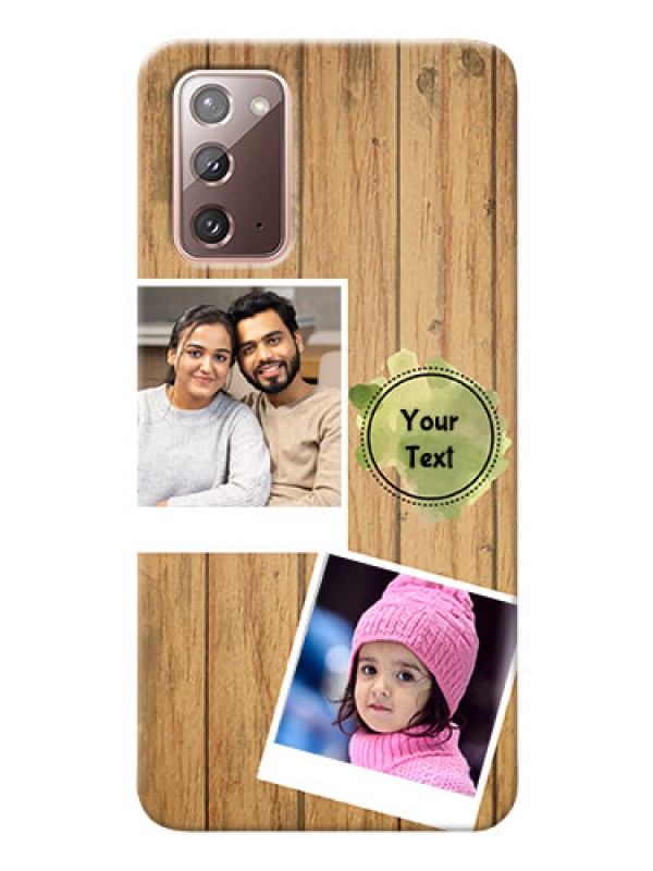 Custom Galaxy Note 20 Custom Mobile Phone Covers: Wooden Texture Design
