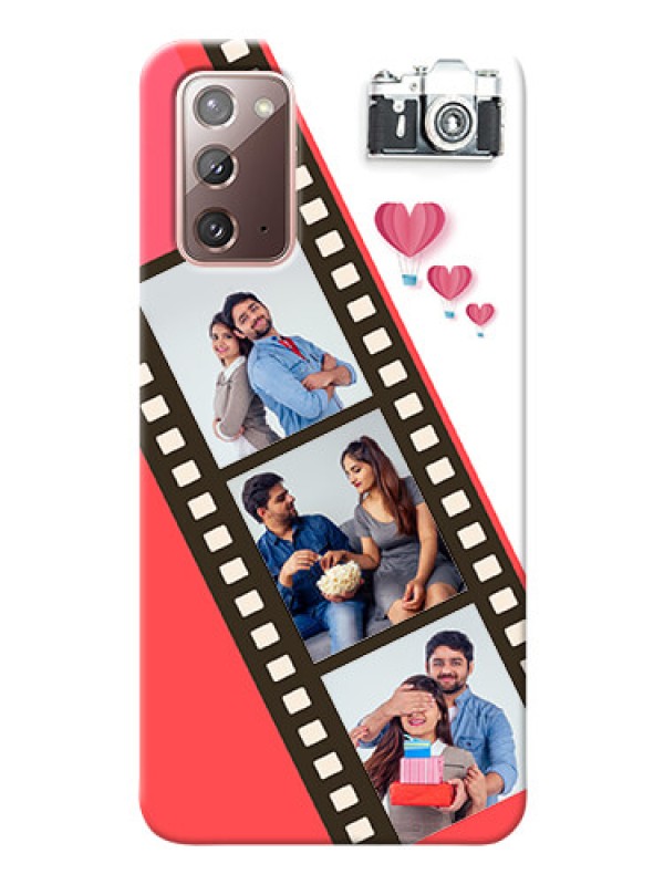 Custom Galaxy Note 20 custom phone covers: 3 Image Holder with Film Reel