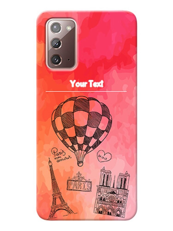 Custom Galaxy Note 20 Personalized Mobile Covers: Paris Theme Design