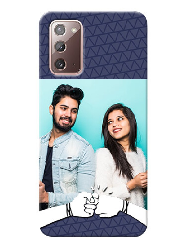 Custom Galaxy Note 20 Mobile Covers Online with Best Friends Design  
