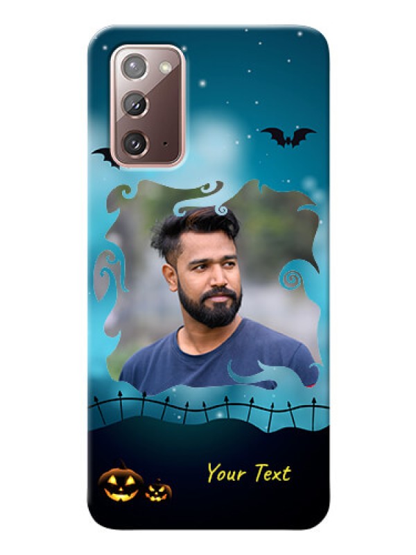 Custom Galaxy Note 20 Personalised Phone Cases: Halloween frame design