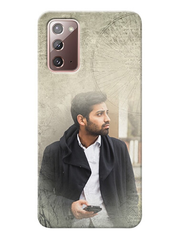 Custom Galaxy Note 20 custom mobile back covers with vintage design