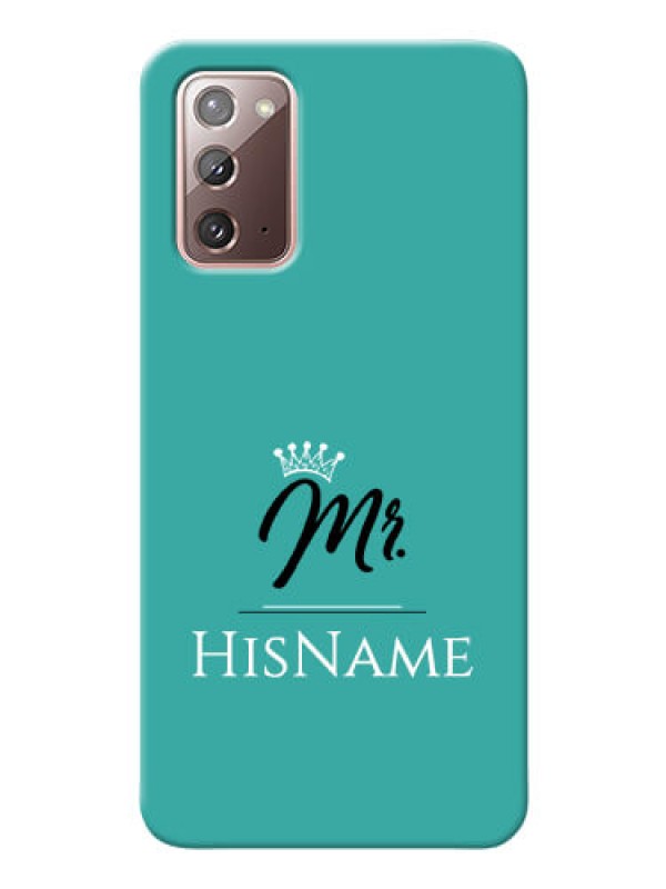 Custom Galaxy Note 20 Custom Phone Case Mr with Name