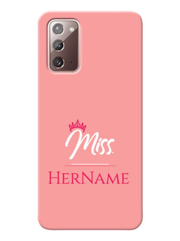 Custom Galaxy Note 20 Custom Phone Case Mrs with Name