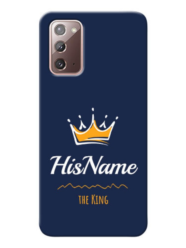 Custom Galaxy Note 20 King Phone Case with Name