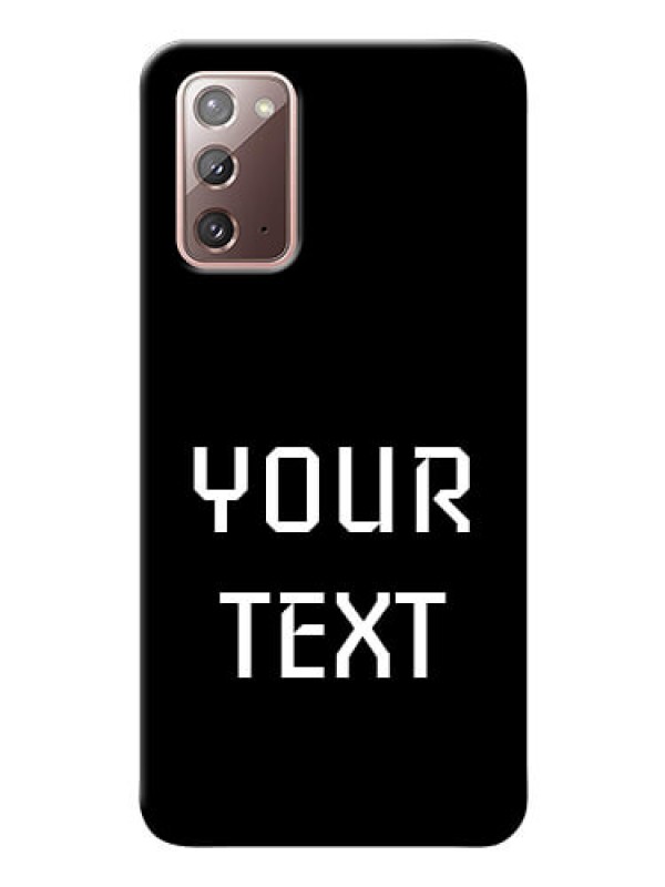 Custom Galaxy Note 20 Your Name on Phone Case