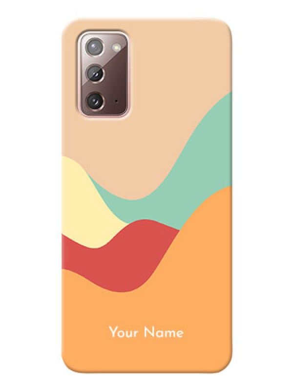 Custom Galaxy Note 20 Custom Mobile Case with Ocean Waves Multi-colour Design