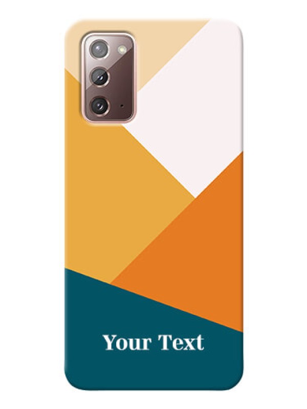 Custom Galaxy Note 20 Custom Phone Cases: Stacked Multi-colour Design