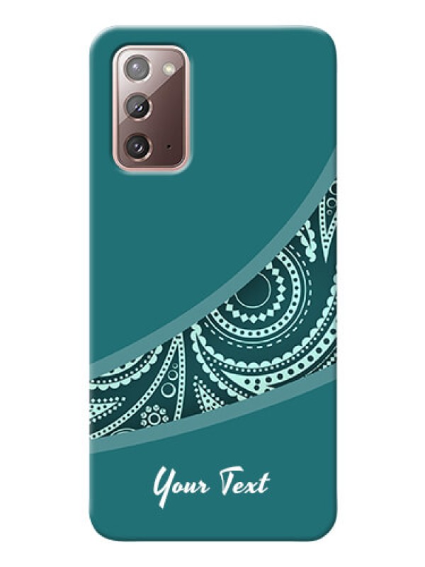 Custom Galaxy Note 20 Custom Phone Covers: semi visible floral Design