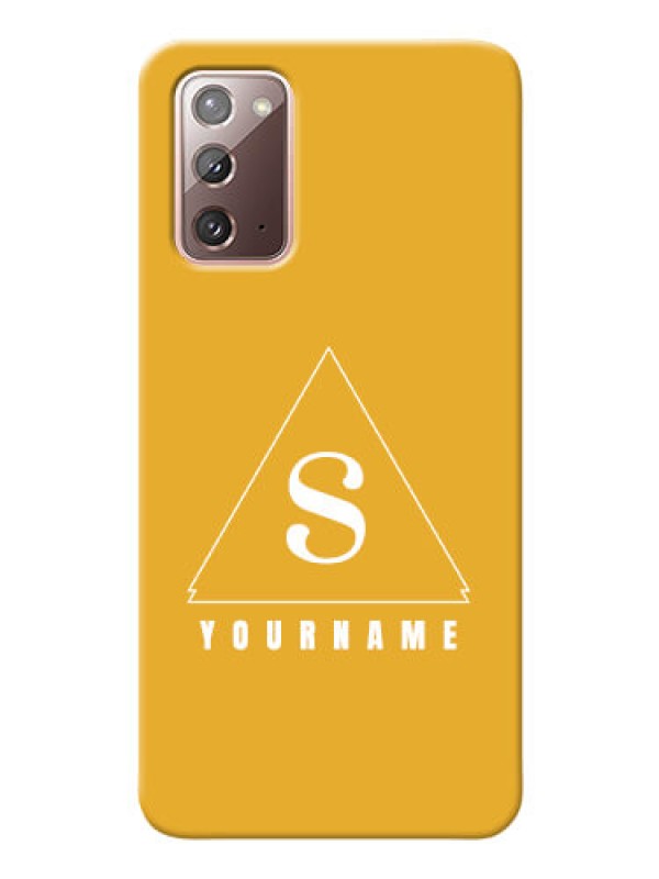 Custom Galaxy Note 20 Custom Mobile Case with simple triangle Design