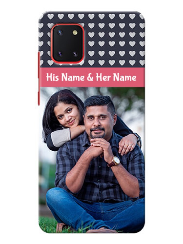 Custom Galaxy Note 10 Lite Custom Mobile Case with Love Symbols Design