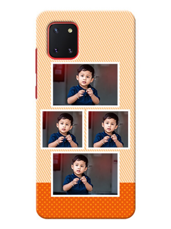 Custom Galaxy Note 10 Lite Mobile Back Covers: Bulk Photos Upload Design