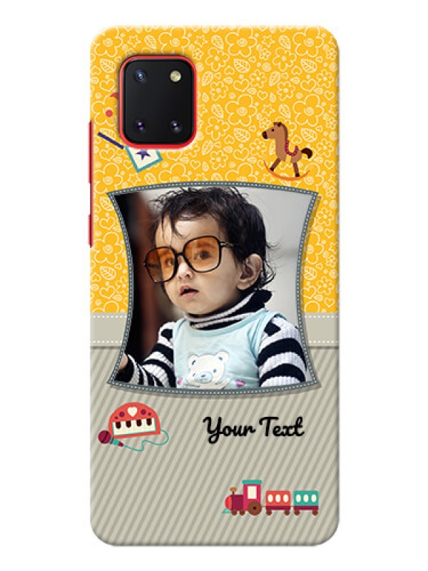 Custom Galaxy Note 10 Lite Mobile Cases Online: Baby Picture Upload Design