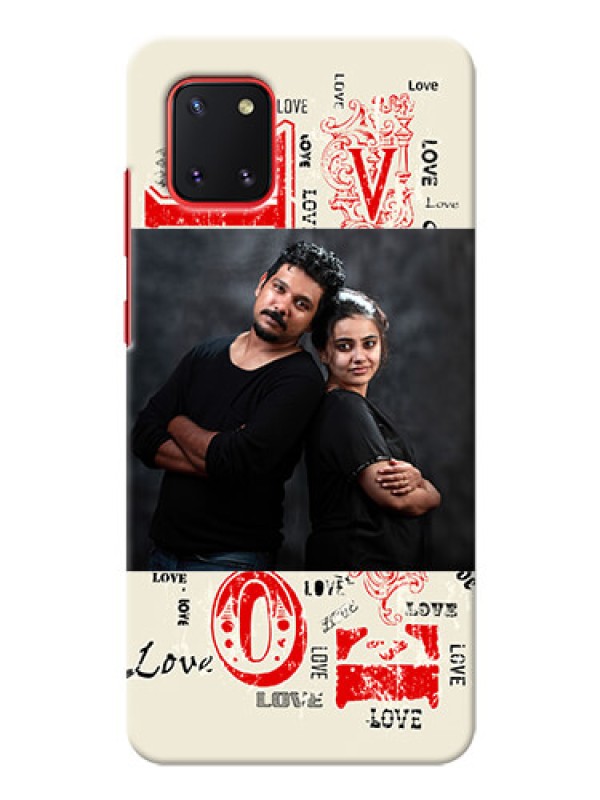 Custom Galaxy Note 10 Lite mobile cases online: Trendy Love Design Case