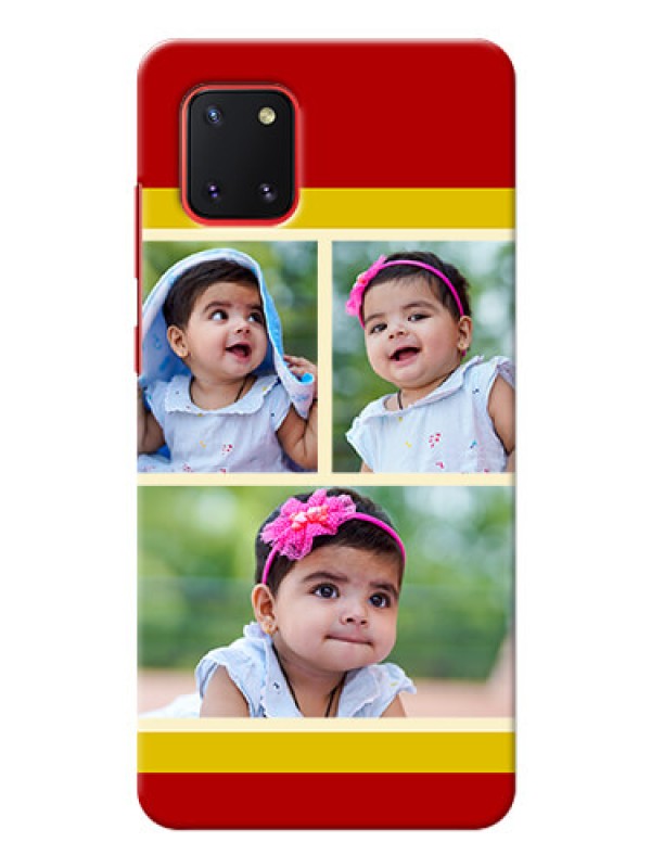Custom Galaxy Note 10 Lite mobile phone cases: Multiple Pic Upload Design