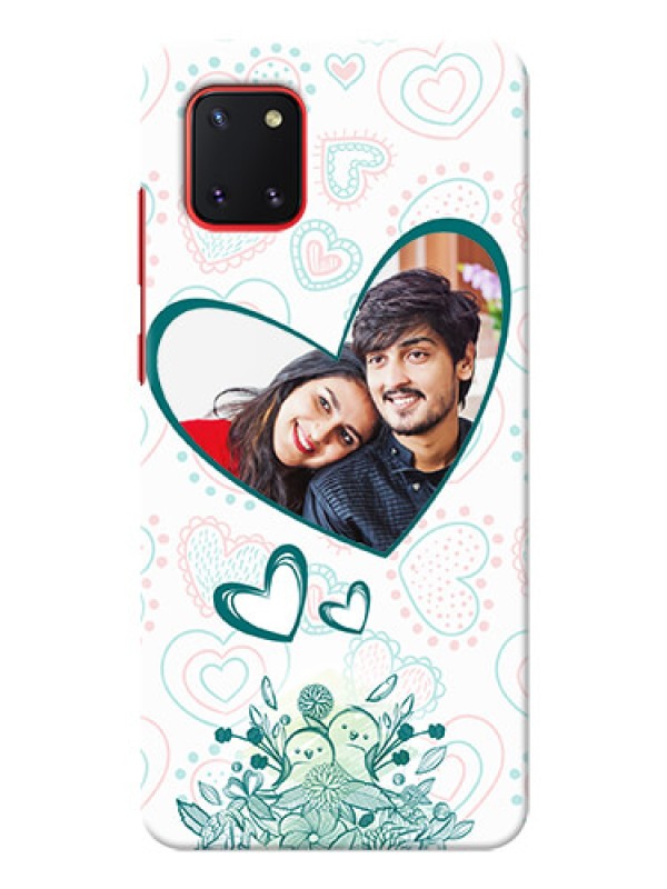 Custom Galaxy Note 10 Lite Personalized Mobile Cases: Premium Couple Design