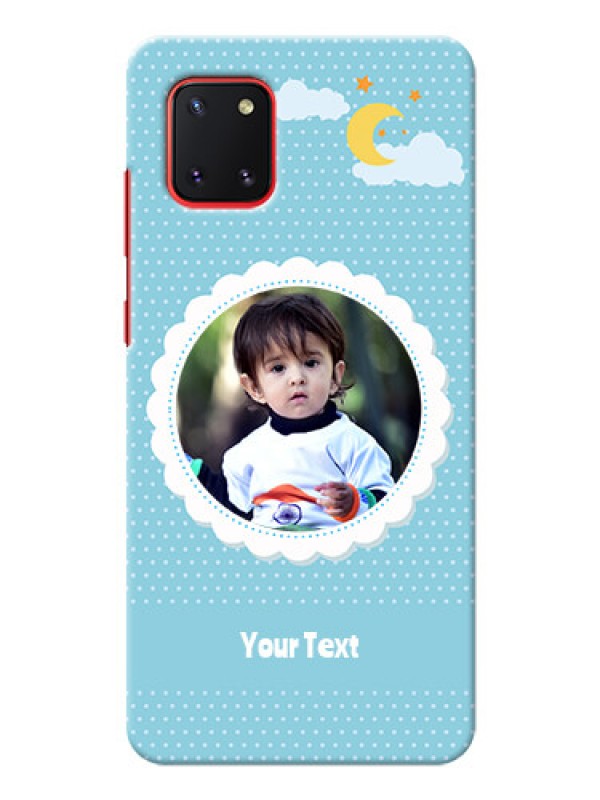 Custom Galaxy Note 10 Lite mobile cases online: violet Pattern Design