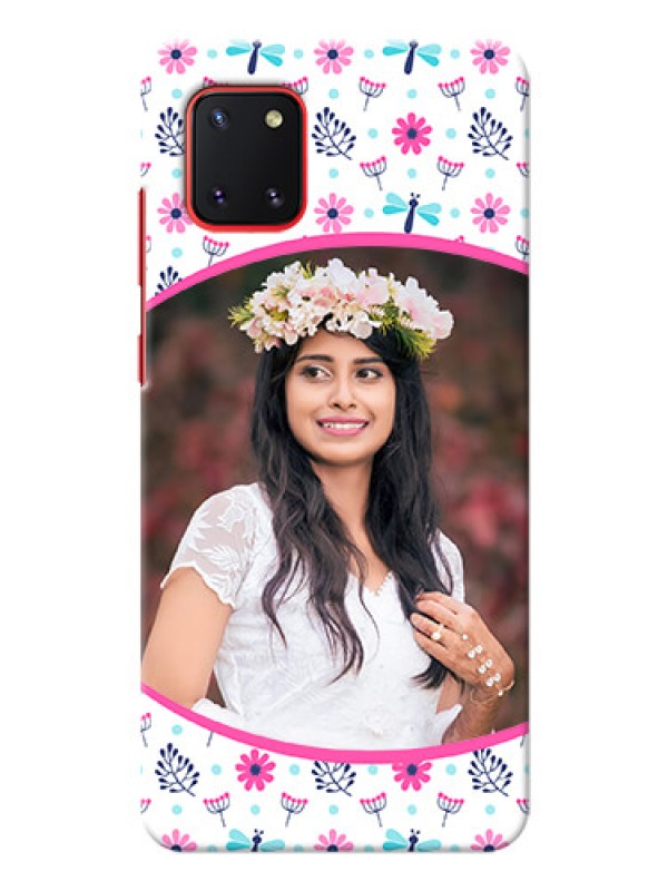 Custom Galaxy Note 10 Lite Mobile Covers: Colorful Flower Design