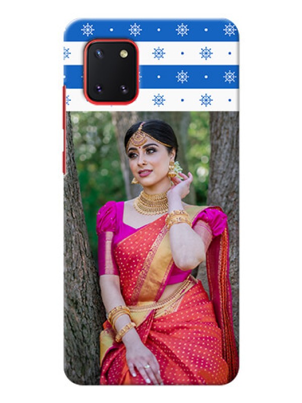 Custom Galaxy Note 10 Lite custom mobile covers: Snow Pattern Design