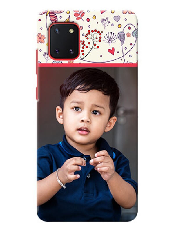 Custom Galaxy Note 10 Lite phone back covers: Premium Floral Design