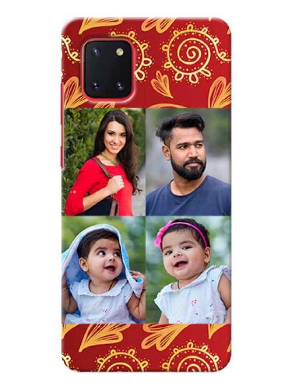 Custom Galaxy Note 10 Lite Mobile Phone Cases: 4 Image Traditional Design