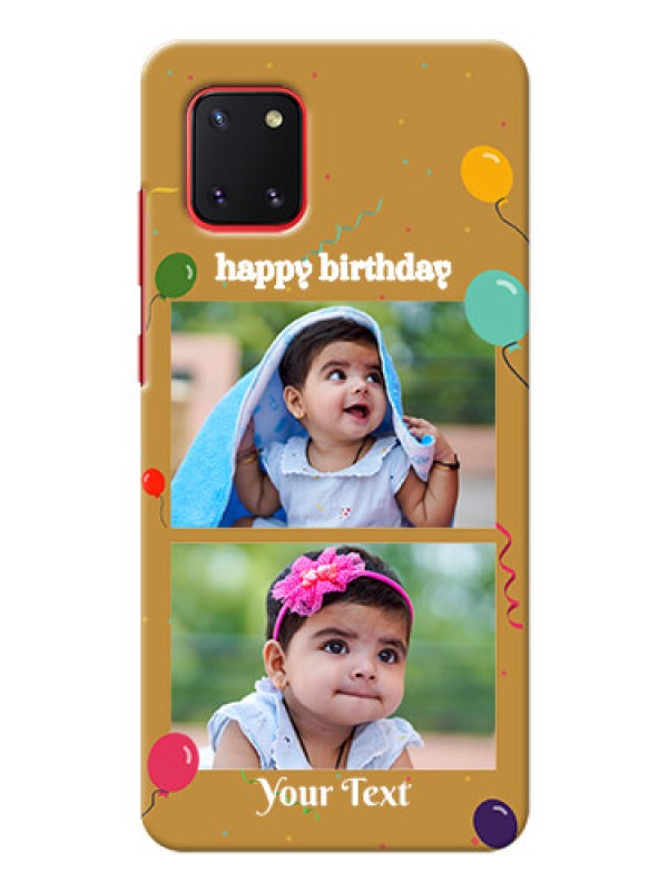 Custom Galaxy Note 10 Lite Phone Covers: Image Holder with Birthday Celebrations Design