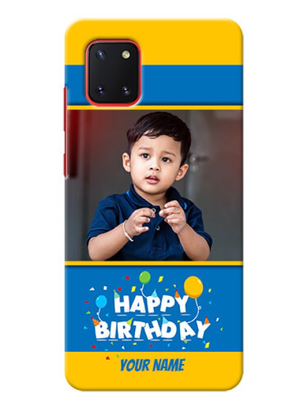 Custom Galaxy Note 10 Lite Mobile Back Covers Online: Birthday Wishes Design
