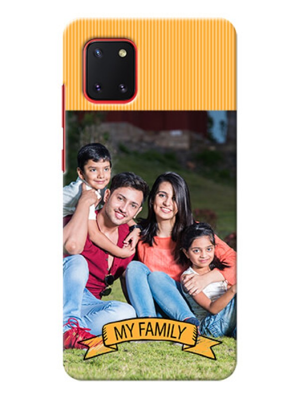 Custom Galaxy Note 10 Lite Personalized Mobile Cases: My Family Design