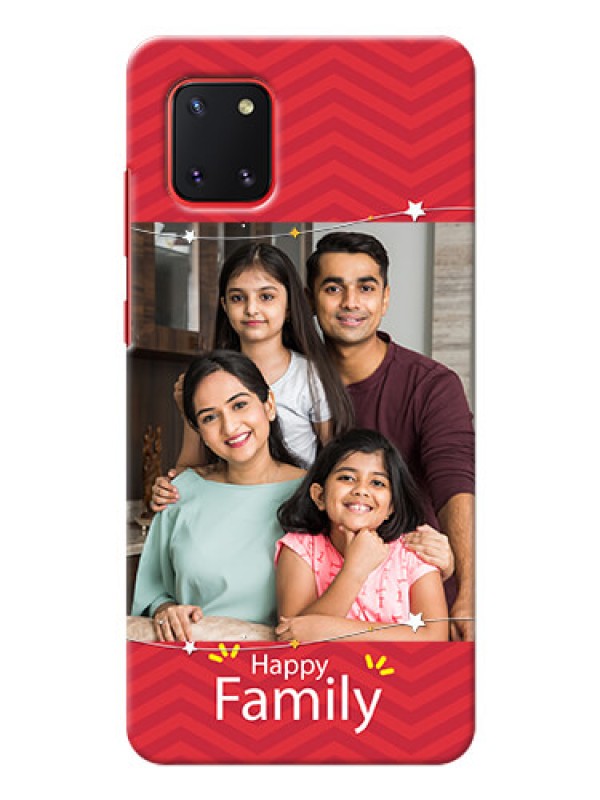 Custom Galaxy Note 10 Lite customized phone cases: Happy Family Design