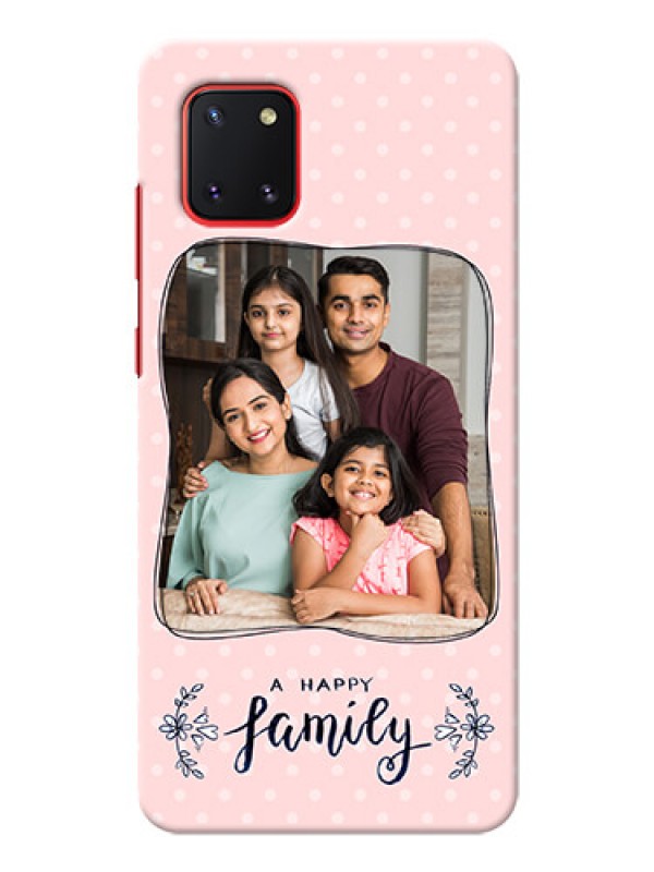 Custom Galaxy Note 10 Lite Personalized Phone Cases: Family with Dots Design