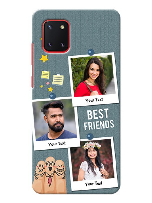 Custom Galaxy Note 10 Lite Mobile Cases: Sticky Frames and Friendship Design